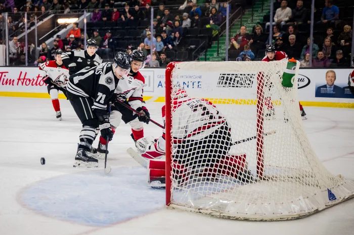 Samuel Meloche a fait face à 23 lancers des Olympiques.