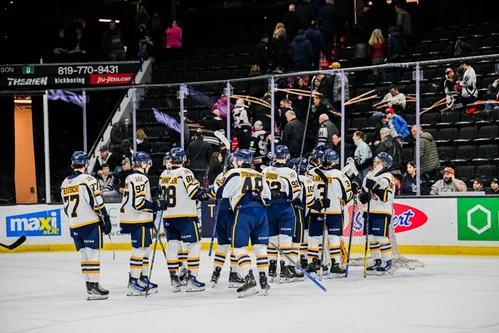 Célébration de victoire des Cataractes