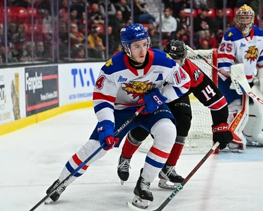 C’était officiellement le dernier match de Dylan Gill à Rouyn-Noranda.