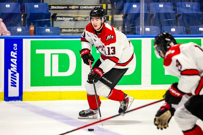 Benjamin Brunelle a raté deux occasions de marquer en échappée durant le match.&nbsp;