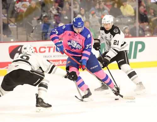 Nolan Ling, Cooper Cormier et Jan Golicic