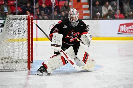 Samuel Meloche a fait 16 arrêts dans ce match. 