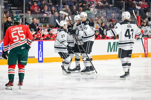 célébration but des Olympiques de Gatineau