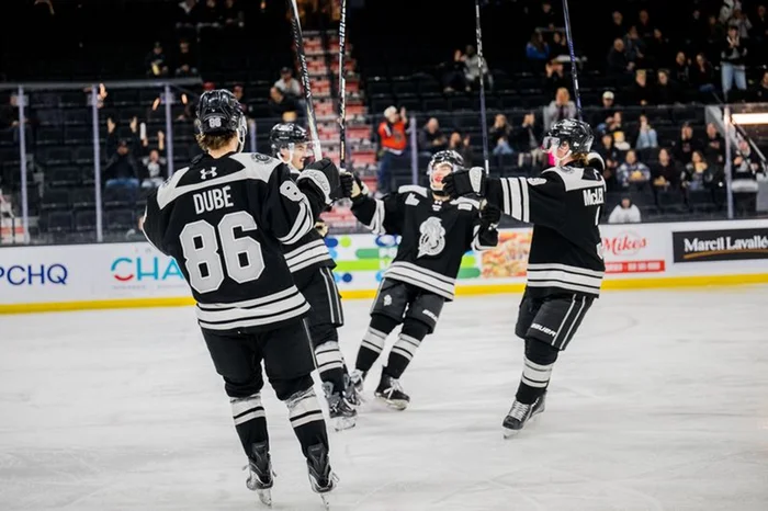 Gabriel Séguin but célébration