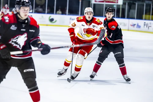 Le 3e trio de Beauchemin, Rousseau et Brunelle a été le trio d’énergie pour la meute dans ce match.