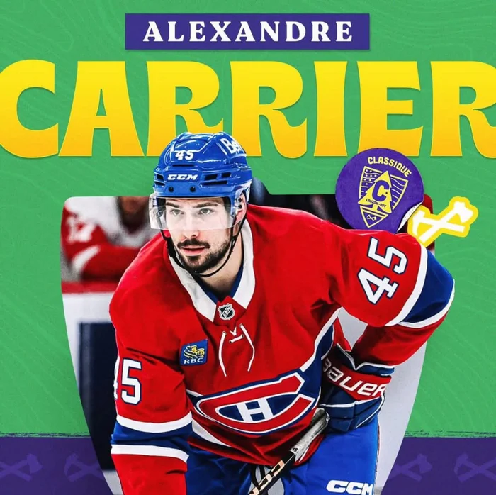 Alexandre Carrier des Canadiens de Montréal (Crédit : Facebook Classique Lauzon-Roy)