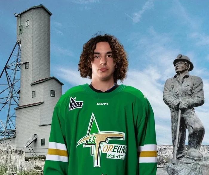 Alexis Benoît (Crédit photo Dany Germain page Facebook des Foreurs de Val-d'Or&nbsp;