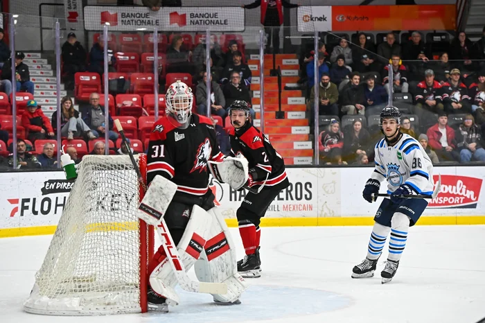 Samuel Meloche a fait face à 22 lancers des Sags.