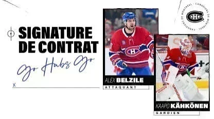 Plusieurs signatures pour les Canadiens et le Rocket