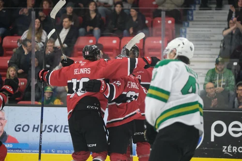 Le trio de Rémi Gélinas, Antonin Verreault et Bill Zonnon a totalisé un impressionnant total de 14 points lors de ce match !
