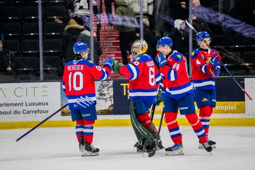 Célébration de la victoire de Moncton