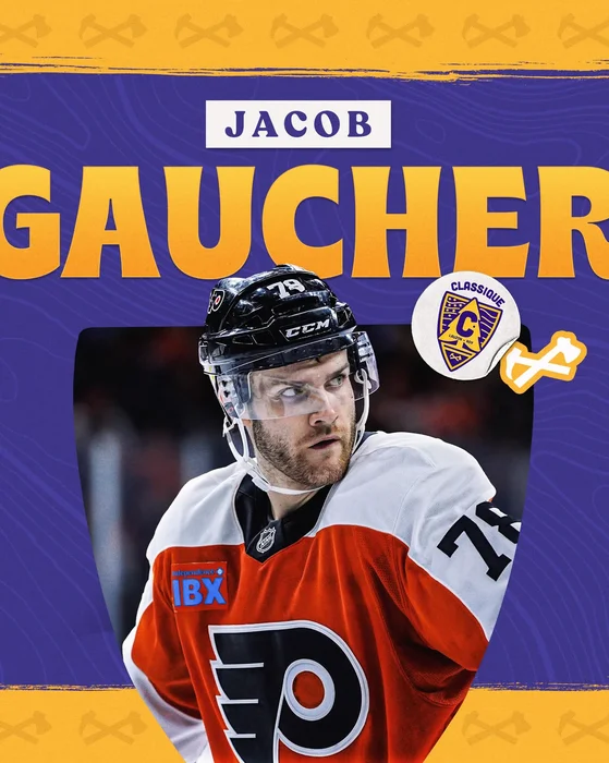 Jacob Gaucher des Flyers de Philadelphie (Crédit : Facebook Classique Lauzon-Roy)