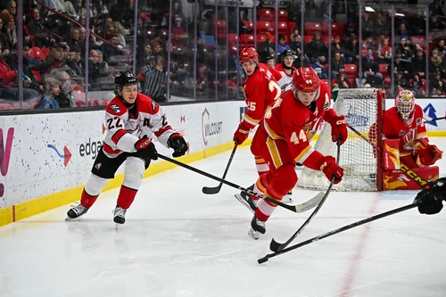 Antonin Verreault a inscrit le but égalisateur et le but gagnant dans ce match.