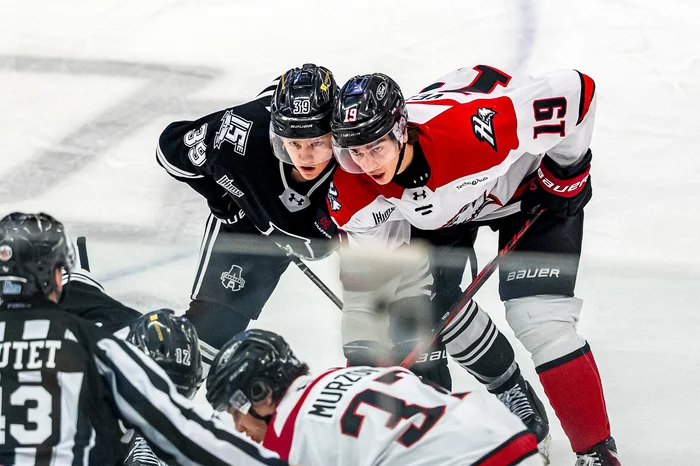 En troisième période, le jeu physique était au rendez-vous.