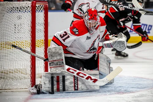 Samuel Meloche obtenait son cinquième départ de suite avec les Huskies.