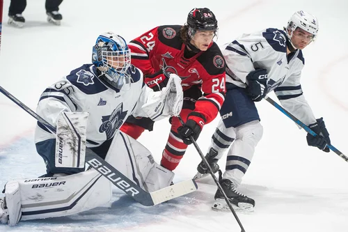 Le gardien William Lacelle a été brillant dans la victoire de son équipe contre une puissance en ce début de saison dans la LHJMQ.