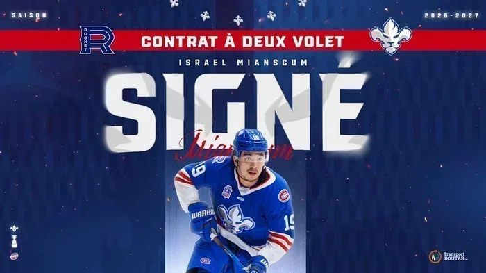 AHL / ECHL, ISRAEL MIANSCUM POURSUIT SON AVENTURE DANS L'ORGANISATION DU CANADIEN AVEC LE ROCKET