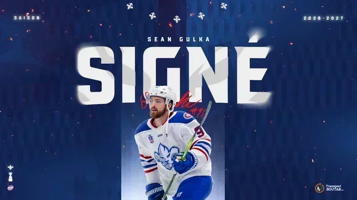 ECHL, SEAN GULKA PROLONGE SON SÉJOUR AVEC LES LIONS DE TROIS-RIVIÈRES