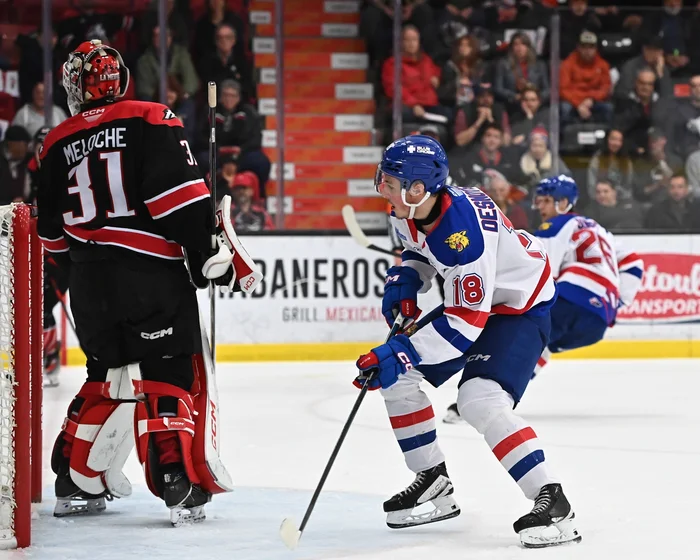 Caleb Desnoyers inscrit le but victorieux pour les Wildcats.