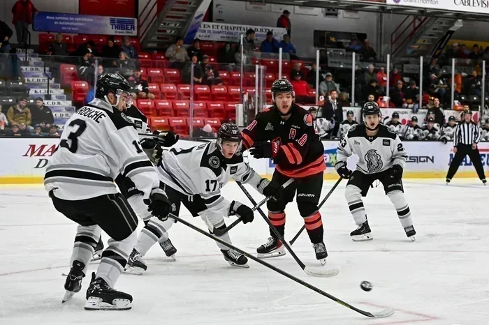 Les Olympiques s’inclinent de justesse à Rouyn-Noranda