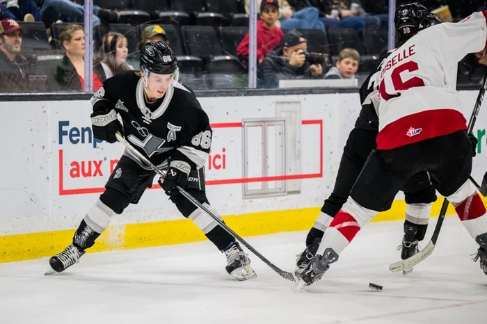 Maxim Dubé a connu un bon match.