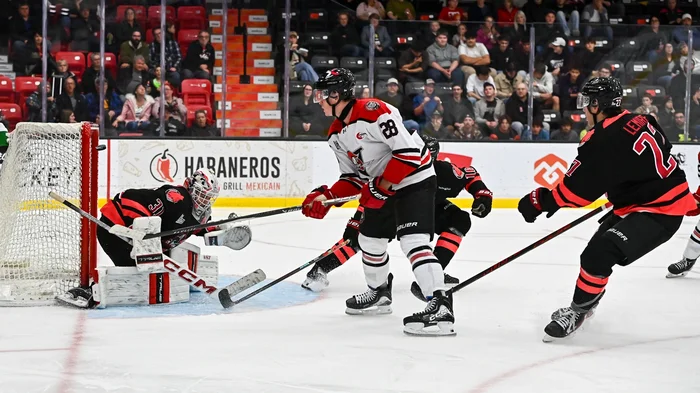 Samuel Meloche a fait face à 43 lancers des Voltigeurs.
