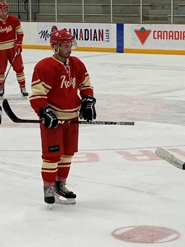 Deric Boudreau avec les Rockets de Dundas du Nord Sr