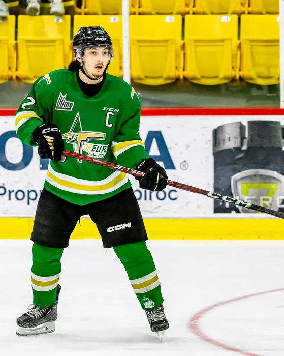 Nathan Brisson capitaine des Foreurs de Val-d'Or #72