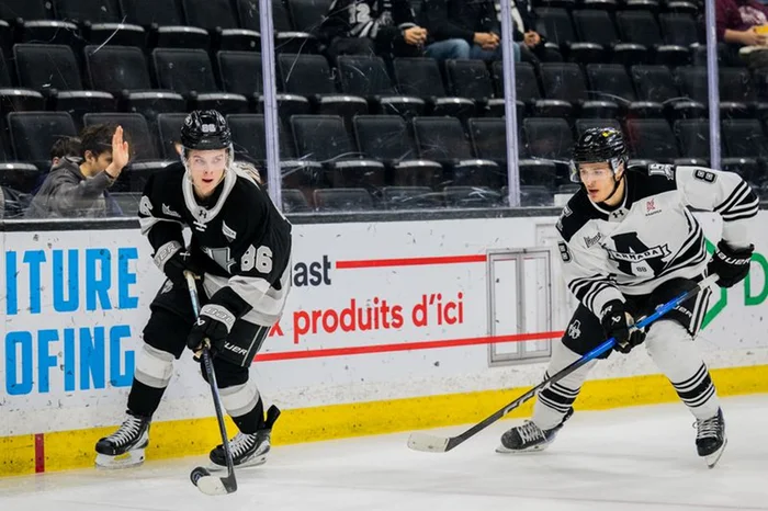 Maxim Dubé et Justin Carbonneau